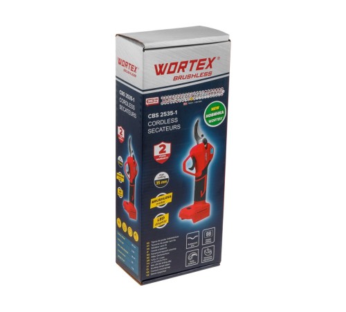 Секатор аккумуляторный Wortex CBS 2535-1 ALL1 XLT SOLO (Без АКБ и ЗУ)