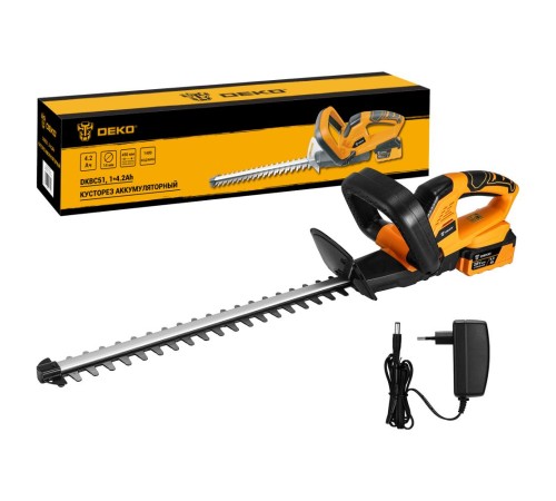 Кусторез аккумуляторный  Deko DKBC51 (АКБ и ЗУ)