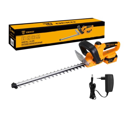 Кусторез аккумуляторный  Deko DKBC56 (АКБ и ЗУ)