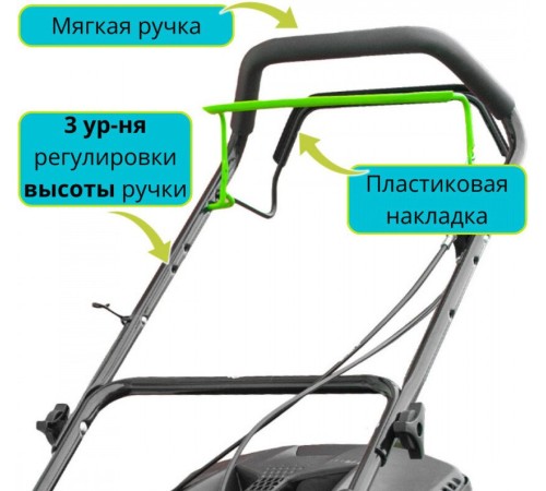 Газонокосилка бензиновая GARDMANN GML-465SM