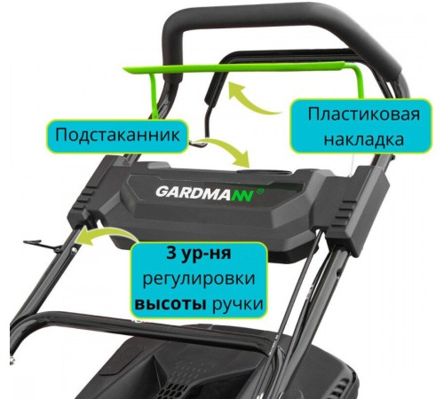 Газонокосилка бензиновая GARDMANN GML-515SM