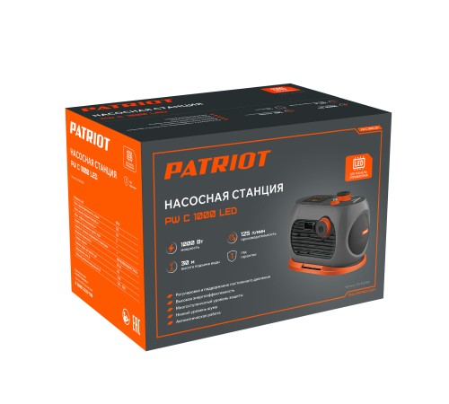Насосная станция Patriot PW C 1000 LED