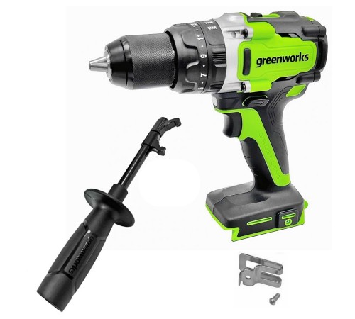 Дрель-шуруповерт ударная аккумуляторная Greenworks 24V GD24DD140 (1хАКБ 5Ач и ЗУ)