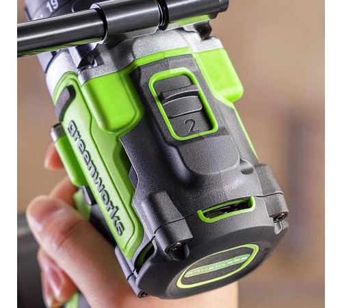 Дрель-шуруповерт ударная аккумуляторная Greenworks 24V GD24DD140 (1хАКБ 5Ач и ЗУ)