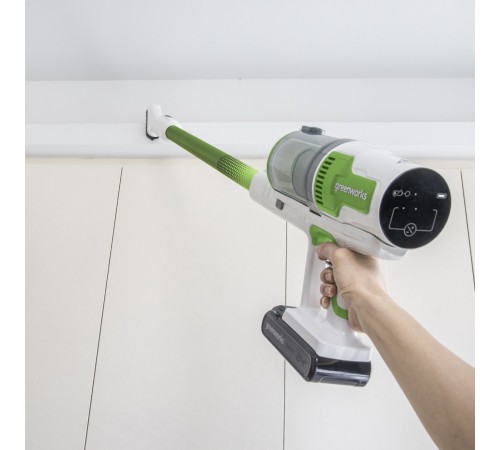 Пылесос вертикальный аккумуляторный Greenworks 24V SV24532 (1хАКБ и ЗУ)