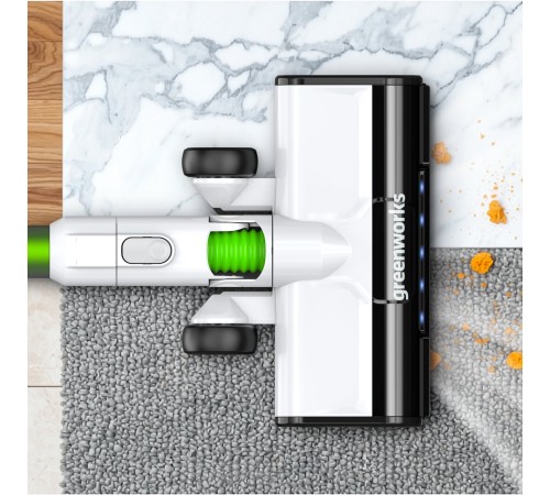 Пылесос вертикальный аккумуляторный Greenworks 24V SV24532 (1хАКБ и ЗУ)