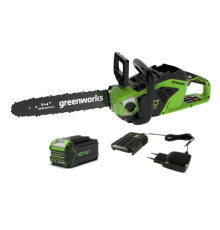 Пила аккумуляторная Greenworks 40V GD40CS15 (1хАКБ 2Ач и ЗУ)