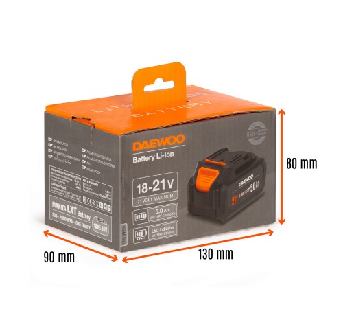 Аккумулятор Daewoo Power DABT 5021Li