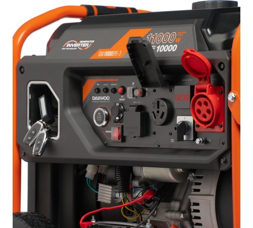Генератор инверторный бензиновый  Daewoo Power GDA 11000DPEi-3