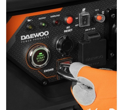 Генератор инверторный бензиновый  Daewoo Power GDA 11000DPEi-3