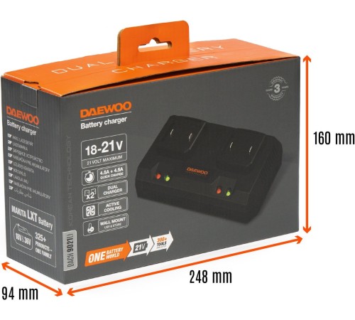 Зарядное устройство Daewoo Power DACH 9021Li