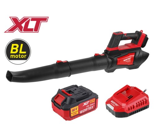 Воздуходувка аккумуляторная Wortex BB 1218-1 D XLT SET (АКБ и ЗУ)