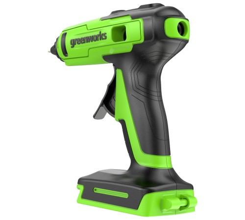 Пистолет клеевой аккумуляторный Greenworks 24V G24GLG (1хАКБ 2Ач и ЗУ)