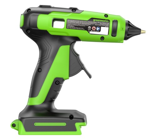 Пистолет клеевой аккумуляторный Greenworks 24V G24GLG (1хАКБ 2Ач и ЗУ)