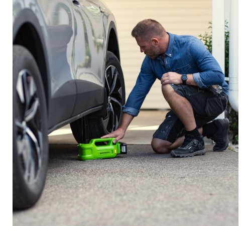 Домкрат автомобильный аккумуляторный Greenworks 24V G24JACK (Без АКБ и ЗУ)