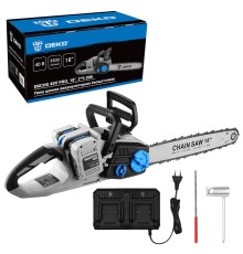 Пила аккумуляторная Deko DKCHS 40V PRO (2хАКБ и ЗУ)