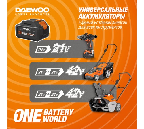 Пила аккумуляторная Daewoo Power DACS 821Li (Без АКБ и ЗУ)
