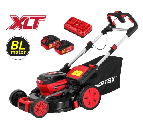 Газонокосилка аккумуляторная  Wortex CLM 4536-2 XLT SET (2хАКБ 4 Ач и ЗУ)