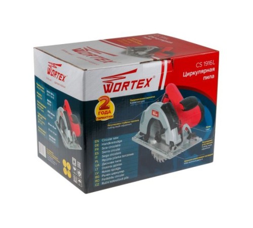 Пила циркулярная Wortex CS 1916 L в кор.