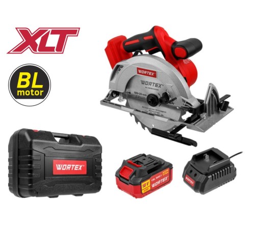 Пила циркулярная аккумуляторная Wortex CCS 1819-1 в чем. ALL1 XLT SET (1хАКБ 4Ач и ЗУ)