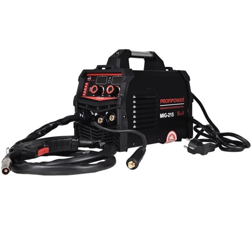 Сварочный инвертор  ProfiPower MIG-215 5 В 1 E0257