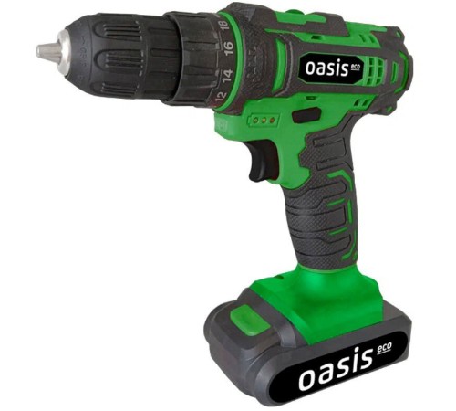 Дрель-шуруповерт аккумуляторная  Oasis Eco AS-18V (J) (2хАКБ и ЗУ)
