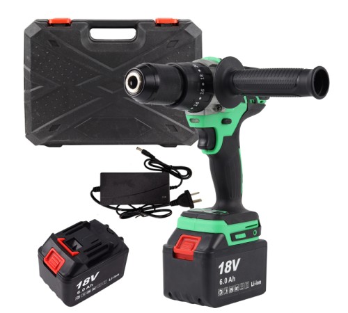 Ударная дрель-шуруповерт аккумуляторная Zitrek Green Impact 18V (2хАКБ и ЗУ)