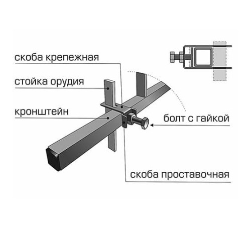 Окучник двухрядный ВРМЗ ОНД-10 ЭКОНОМ