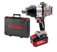 Гайковерт ударный аккумуляторный  Crown CT22056HX-8SC4 BMC (АКБ и ЗУ)