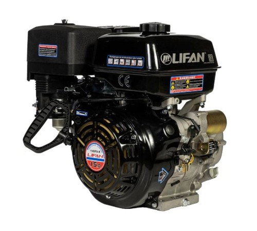 Двигатель бензиновый Lifan 190FD-R (сцепление и редуктор 2:1) 15лс