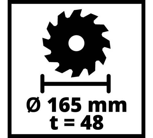 Пила циркулярная Einhell TE-PS 165