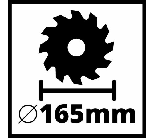 Пила циркулярная Einhell TC-CS 1250