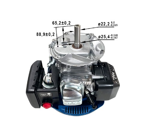 Двигатель бензиновый Hyundai  Y145V для газонoкосилок HYUNDAI