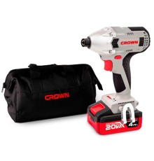 Винтоверт ударный аккумуляторный  Crown CT22021HX-4 TB (2хАКБ и ЗУ)