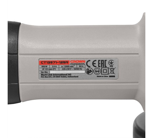 Угловая шлифмашина Crown CT13571-125R