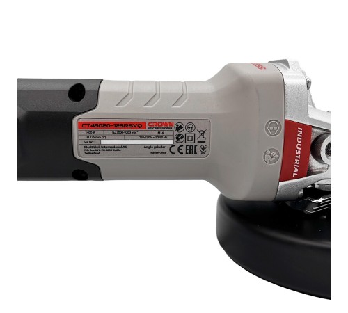 Угловая шлифмашина Crown CT45020-125RSVQ