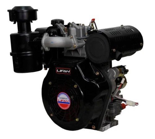 Двигатель дизельный Lifan C195FD-A Diesel (6А электростартер вал шпонка 25мм) 17 л.с.