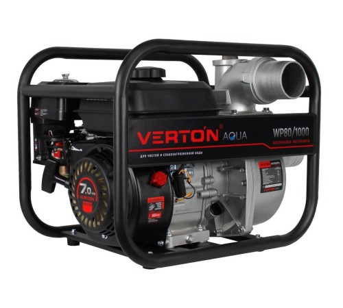 Мотопомпа бензиновая Verton WP 80/1000