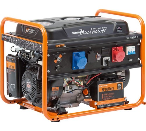 Генератор бензиновый Daewoo Power GDA 7500DPE-3