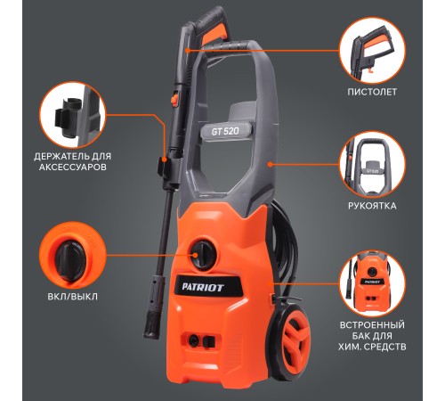 Мойка высокого давления Patriot GT 520 Imperial [322306020]