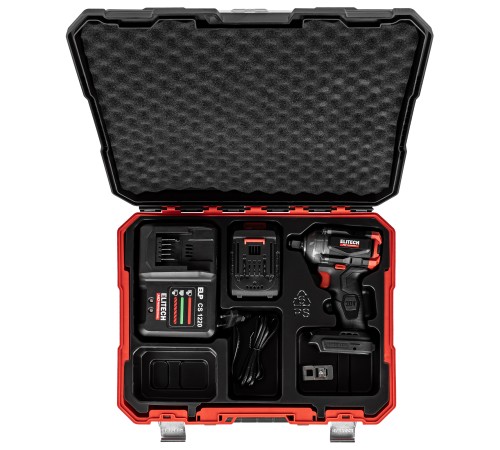 Гайковёрт аккумуляторный ELITECH HD CW 2005SL (2хАКБ 2Ач, 4Ач и ЗУ)