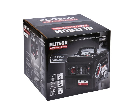 Генератор инверторный бензиновый ELITECH HD GIS 1400R