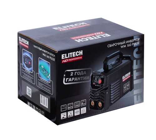 Сварочный инвертор ELITECH HD WM 160 PULSE