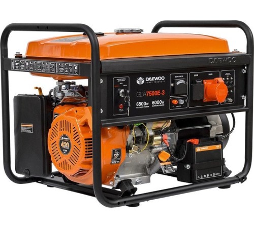 Генератор бензиновый Daewoo Power GDA 7500E-3