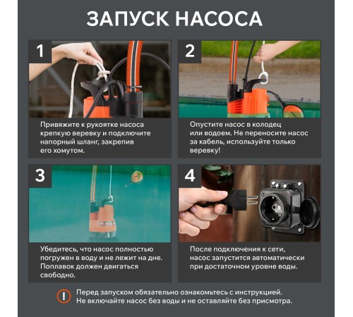 Дренажный насос Patriot F300