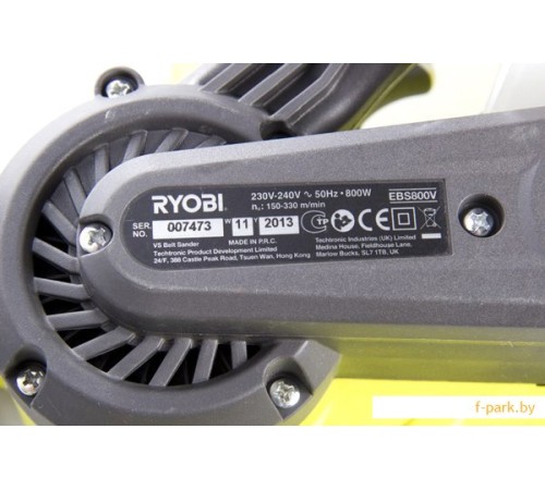 Ленточная шлифмашина Ryobi EBS800V