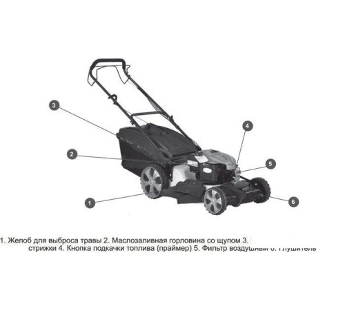 Газонокосилка бензиновая Champion LM5345BS