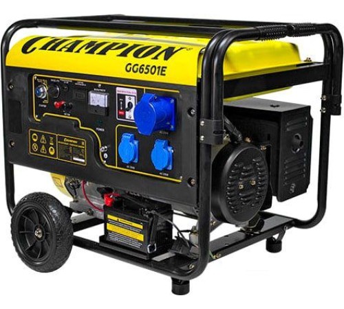 Генератор бензиновый Champion GG6501E+ATS