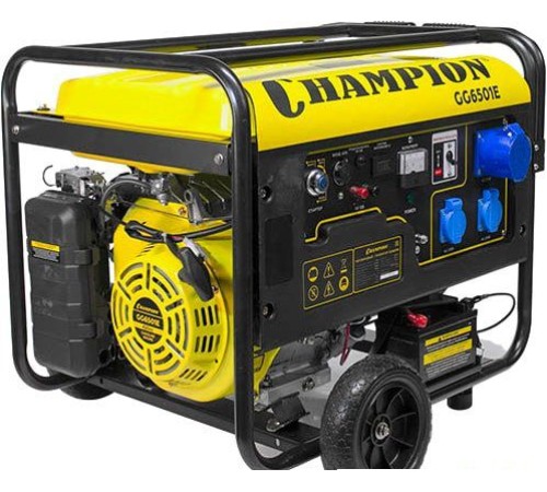Генератор бензиновый Champion GG6501E+ATS