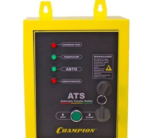 Генератор бензиновый Champion GG6501E+ATS